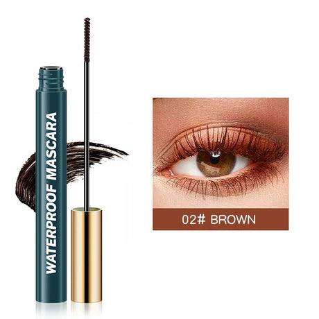 4D Mascara, Black, Waterproof, Ultra-Long, Volumizing, Long-Lasting Smudge-Proof, Perfect Festivals and Special Occasions