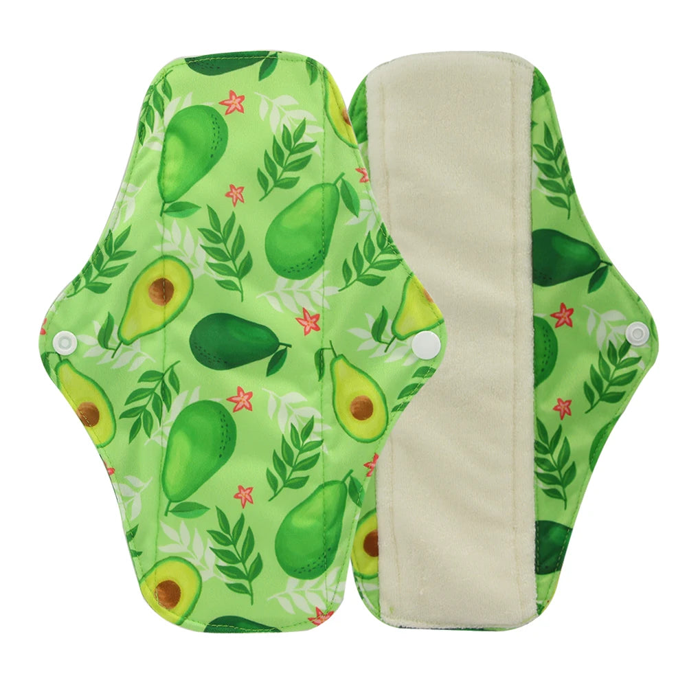 Washable Menstrual Pad Panty Liner Reusable Cloth Sanitary pad Hygienic and Soft Washable Charcoal Menstrual