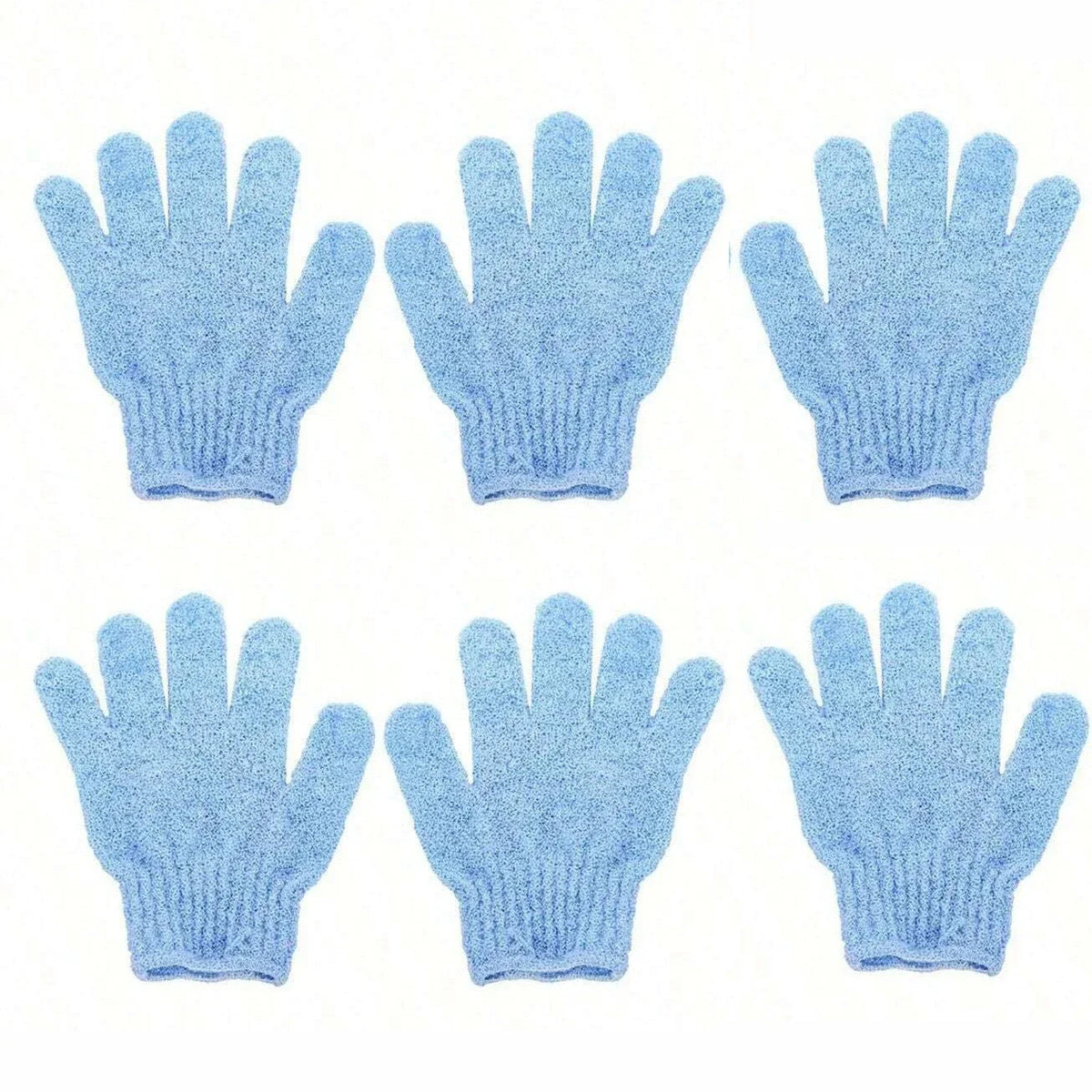 2pcs/6pcs/12pcs Reversible Exfoliating Shower Gloves, Body Scrub Gloves, ,Cleansing Tools Bath Towel Bath Products Back Scrub
