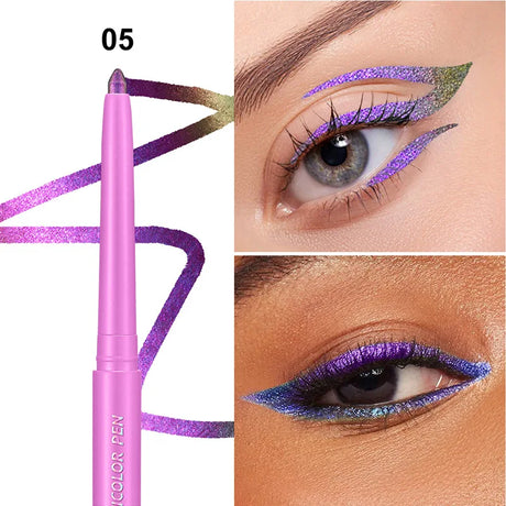 Color-Changing Eyeshadow Stick Multi Chrome Eyeliner Waterproof
