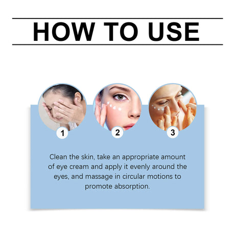 Hydrating Eye Cream,Fade Dark Circles Powerfully,Collagen Smooths Crow Feet,Deeply Hydrate & Lock Moisture,Anti Aging Against Photoaging,De Puffs & Refreshes Tired Eyes,Milia Free Lightweight Texture,Vegan & Cruelty Free