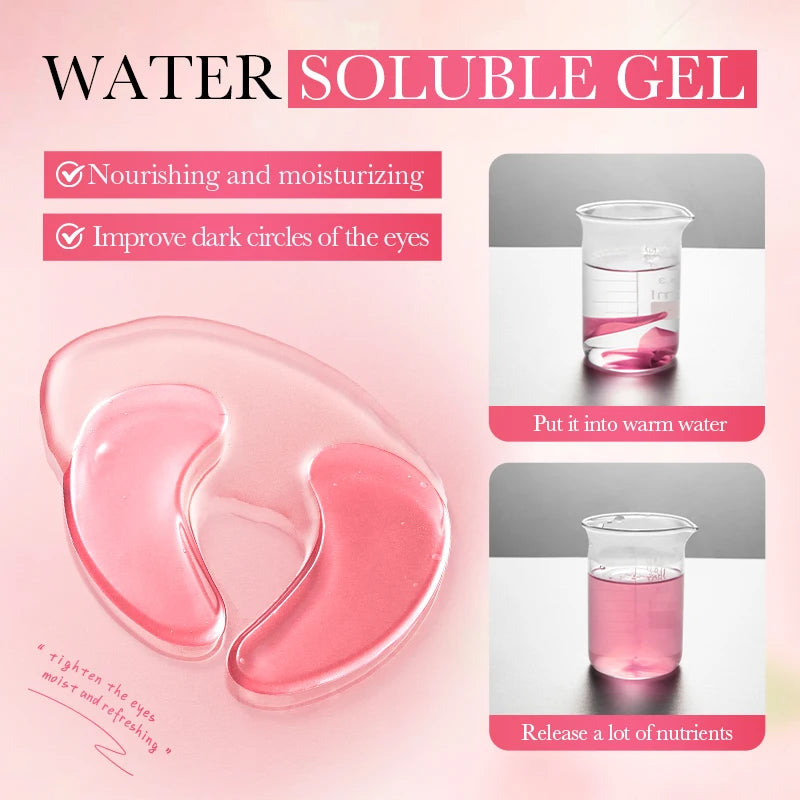 BIOAQUA Snail Crystal Collagen Eye Mask Anti Dark Circles Anti-Wrinkles Moisturizing Whitening Anti-Aging Eye Patches Skin Care