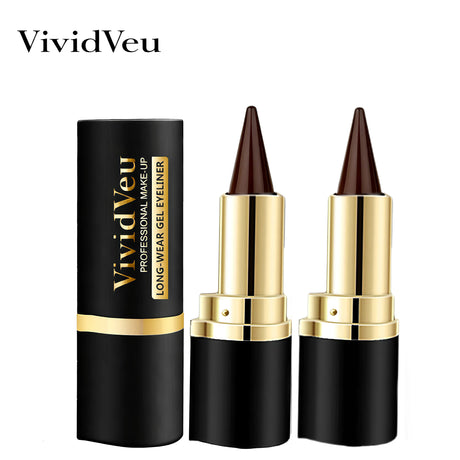 2-Pack Of Waterproof And Sweatproof Eyeliners Multi-Purpose