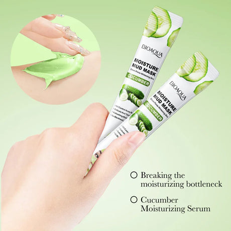 30pcs BIOAQUA Vitamin C Mud Masks Clay Face Mask Skincare Cucumber Moisturizing Anti-aging Whitening Facial Masks Skin Care