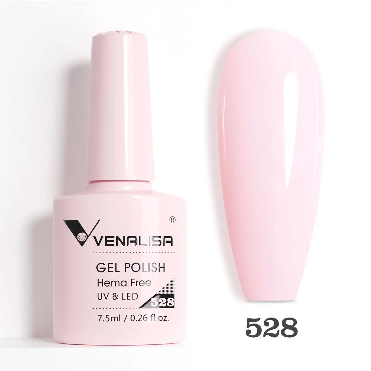 VIP5 Venalisa Nail Gel Polish Jelly Color HEMA/TPO FREE Nude Pink Semi Permanent Soak Off UVLED Gel Polish Sparkle Gel Varnish