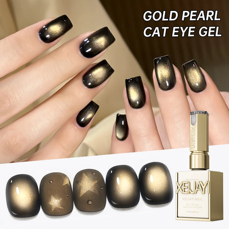 XEIJAYI 15ML Cat Eye Nail Polish Gel Phototherapeutic Gel Soak Off Nail Magnetic Gel Polish Nail Art DlY For Salon At Home