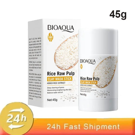 Facial Remove Blackhead Rice Solid Mask Acne Blemish Black Dots Clean Face Shrink Pores Stick Cream Brighten Korean Skincare New