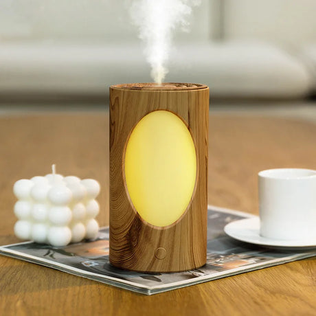 600ml Portable Aroma Diffuser With Colorful LED Lights Battery Rechargeable Wireless Air Humidifier For Bedroom Office