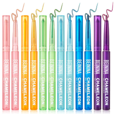 Shiny Chameleon Metallic Blue Eyeliner Gel Pen Eyeshadow