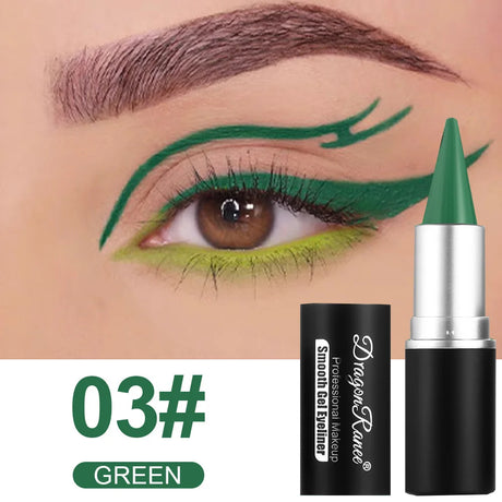 Matte Eyeliner Pencil Black White Blue Green Cream Waterproof