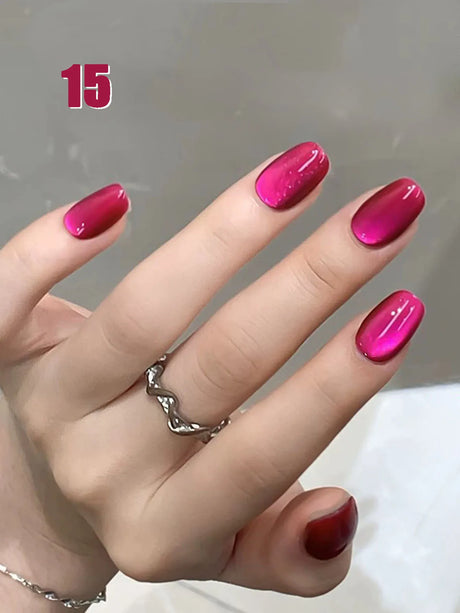 12ml 1-21pcs Brown Gold Cat Eye Gel Nail Polish Hot Selling Winter Whitening Magnet Gel Polish Gold Nails Nail Supplies Nail Art