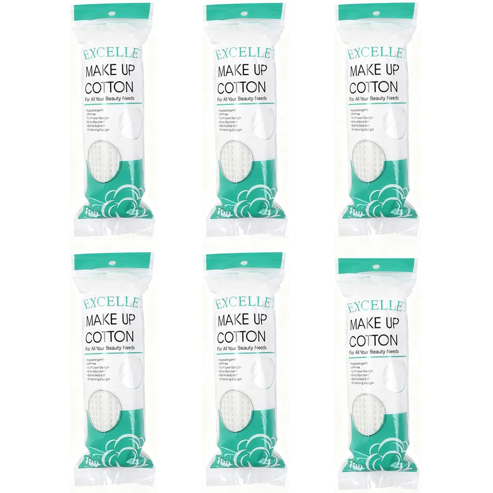 100/200/300/500Pcs/Pack Cotton Rounds Cosmetic Cotton Pads Round Ultra Soft for Makeup Removal Skin Care Facial Cleaning