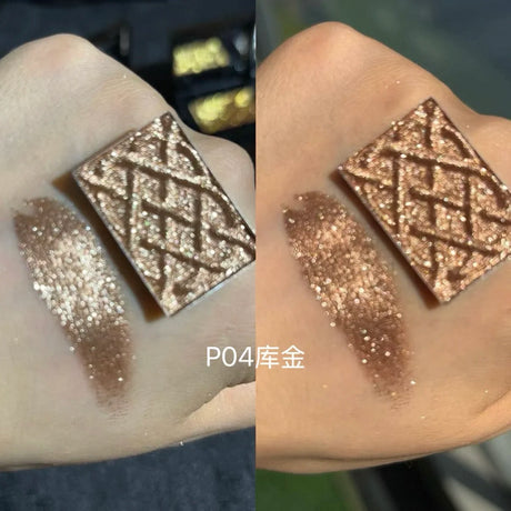 Coldnwild Monochrome Gradual Eye Shadow Chameleon Glitter Blue Purple High Concentration Optical Matching Eyemakeup