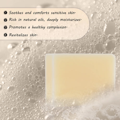 120g Handmade Beef Tallow Soap Bar Face & Body Wash Skin Moisturizer Smooth Natural Grass Fed Tallow Soap for Sensitive Skin