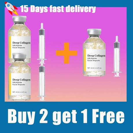 Silk Peptide Intensive Lifting Ampoule |Anti-Aging Serum For Face With Collagen & 30 Peptide Complex Skin Tightening & Firming