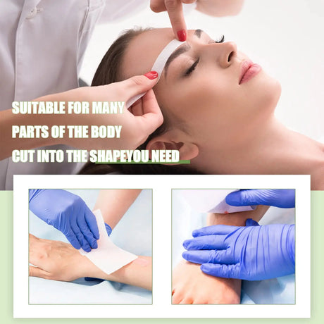 Professional Hair Removal Tool Depilatory Paper Nonwoven Epilator Women Wax Strip Paper Shaving Roll Waxing Smooth Legs