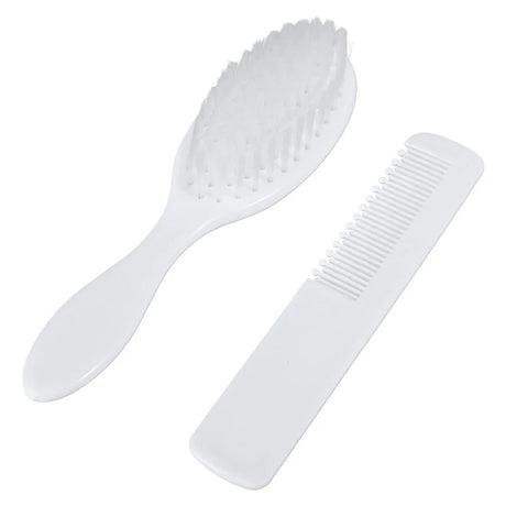 Baby Hair Brush & Comb Set Children Hair Brush Soft Nylon Bristle Cradle Caps Hair Brush for Toddler Infant Massage