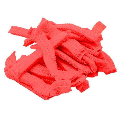 100pcs/Pack Disposable Hair Head Covers Net Bouffant Dustproof Anti Dust Caps Breathable Shower Bathing Hats Kitchen