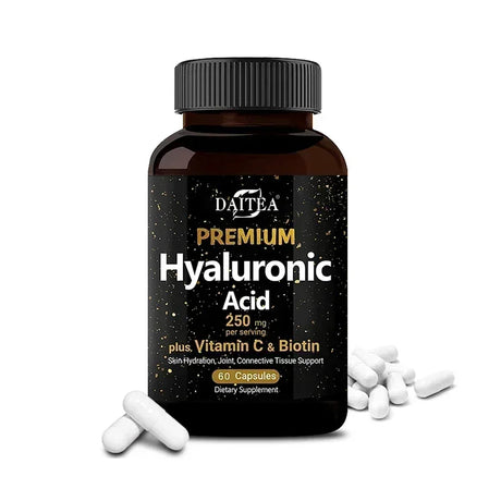 Premium Hyaluronic Acid Supplement with Vitamin C and Biotin - Promote Metabolism, Promote Skin Health, Improve Skin Wrinkles