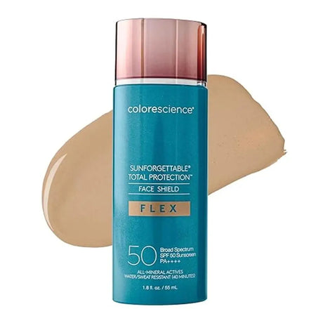 Colorescience Sunforgettable Total Protection Foundation Makeup with SPF - Natural Tinted Moisturizer for All Skin Types