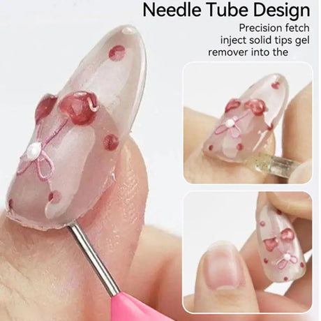 Nail Solid Gel Glue Remover & Debonder Fast Dissolve Liquid for Fake Tips Press On Nails, False Nails | Quick Manicure Tool