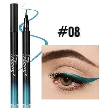 Pearlescent Smoked Black Purple Eyeliner Pen Glitter Metallic