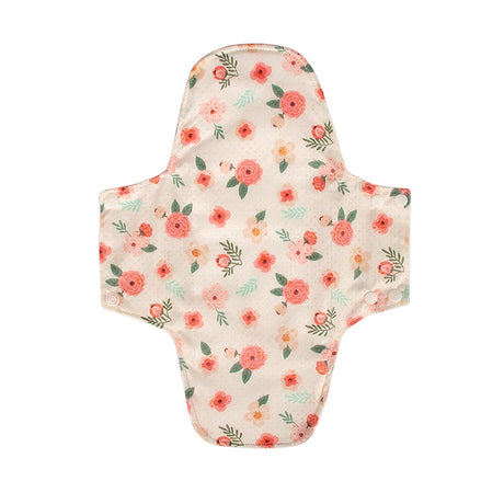 AIO Washable Cotton Printed Panty Liner Regular Flow Menstrual Pads Graphene Cloth Tampons Urinary Incontinence Sanitary Pads