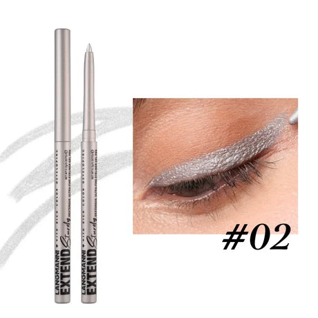 12-Color Fashion Eyeliner Pencil Smokey Punk Style Eye Liner Pen