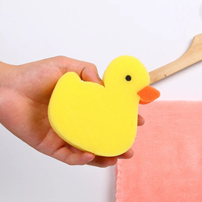 New Baby Shower Wipes Children's Sponge Wipe Cartoon Bath Baby Products
