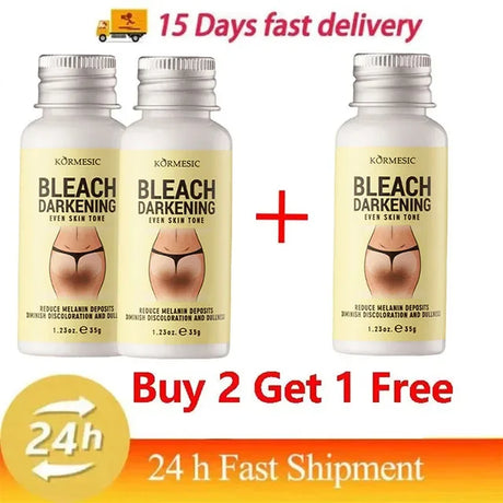 Body Whitening Cream Private Parts Underarm Bleaching Serum Whiten Butt Knee Brighten Inner Thigh Intimate Dark Remove Melanin