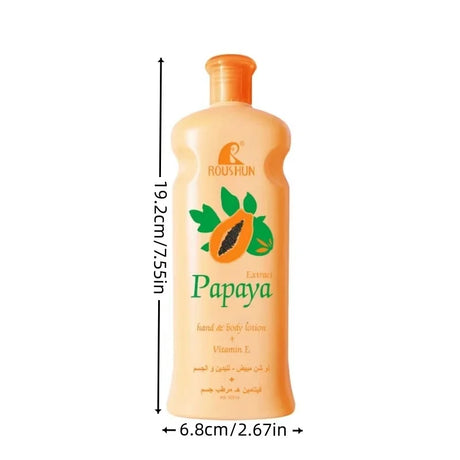 Papaya Body Lotion Body Lotion Moisturizing Body Lotion Four Seasons Skin Rejuvenation Hydrating Lotion Nourishing