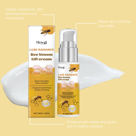 Bee Venom Face Cream Firming & Moisturizing Anti-Wrinkle Day Night Cream Tightening Nourishing Brightening Facial Skin Care 50ml