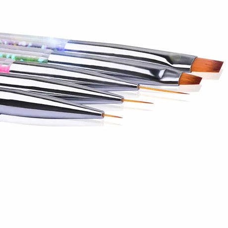 5Pcs Nails Art Dotting Pen Nails Brushes For Nails Art Accessories Tools Kits Nail Supplies For Professionals Manicure Set