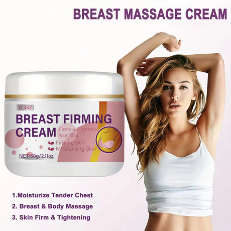 Women's Breast Care Cream - Strengthens and Firms the Skin - Suitable for All Skin Types, Moisturizing Formula, Softens Skin, Firms the Breasts - 60g