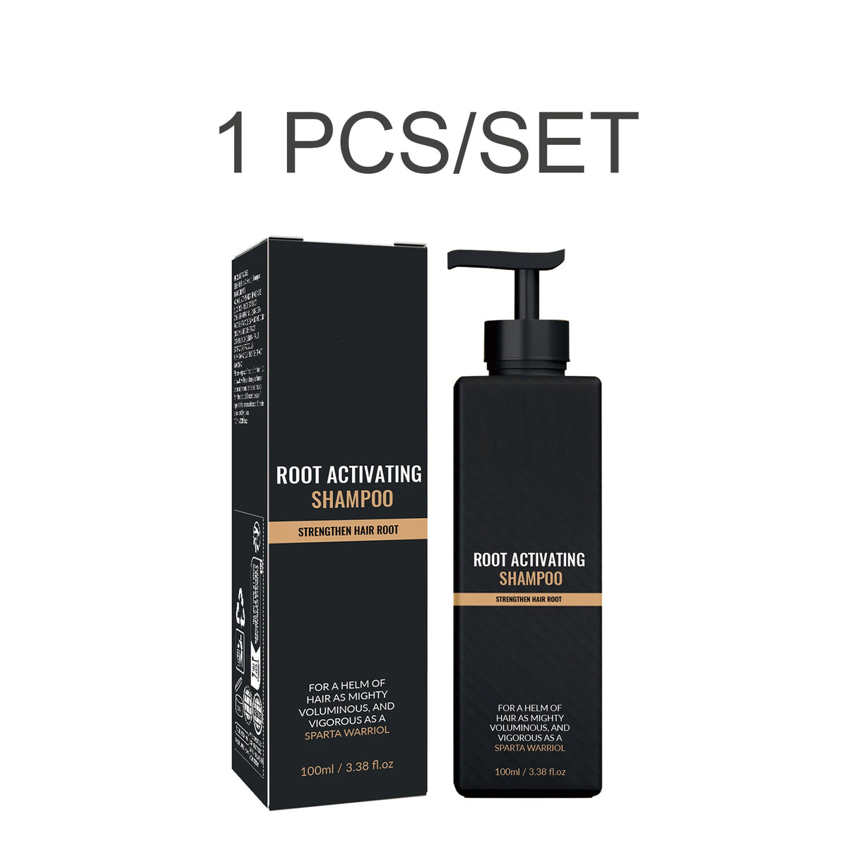 Men Shampoo Scalp Care Shampoo Deep Cleansing Ginger Licorice Volumizing Daily Hair Wash Improve Volume Thinning Hair 100ml