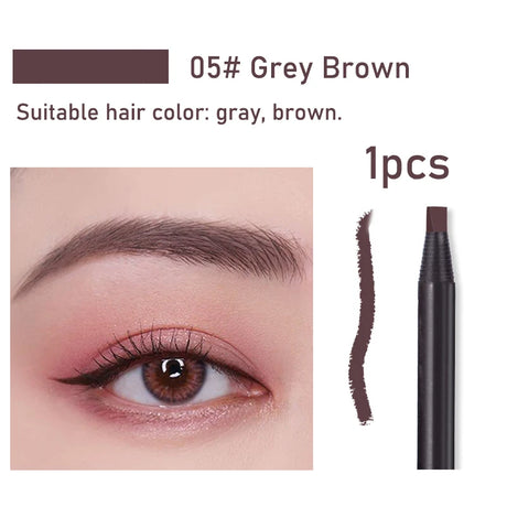 1pcs Long-lasting Waterproof Eyebrow Pencil Off with Brush Microblading Permanent Makeup Tools Pull Cord Peel-off Brow Pencil