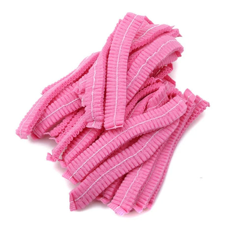 100pcs/Pack Disposable Hair Head Covers Net Bouffant Dustproof Anti Dust Caps Breathable Shower Bathing Hats Kitchen