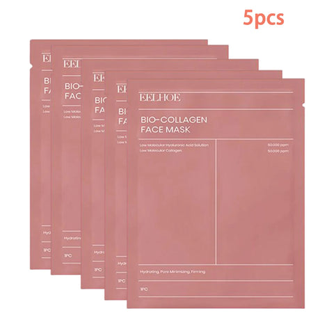 Bio-Collagen face Mask Hydrating Overnight Hydrogel Moisturizing Facial Mask VC Whitening Anti aging Skincare 1/2/5pcs