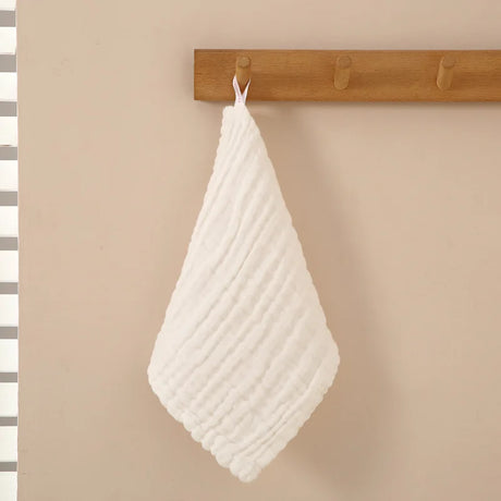Soft Muslin Baby Washcloths - Gentle Newborn Face Towel for Sensitive Skin, Ideal for Baby Registry & Shower Essentials