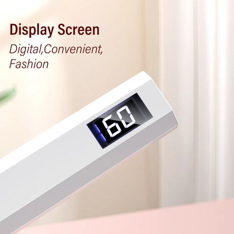 YIKOOLIN Rechargeable Handheld UV LED Nail Lamp 3W Portable Mini Gel Polish Dryer 2 Timer Setting USB Charging Manicure Tool Hom