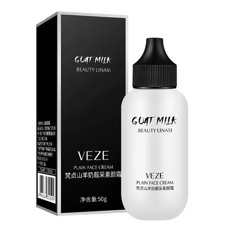 Matte Face Liquid Foundation Goat Milk Cream Natural Whitening