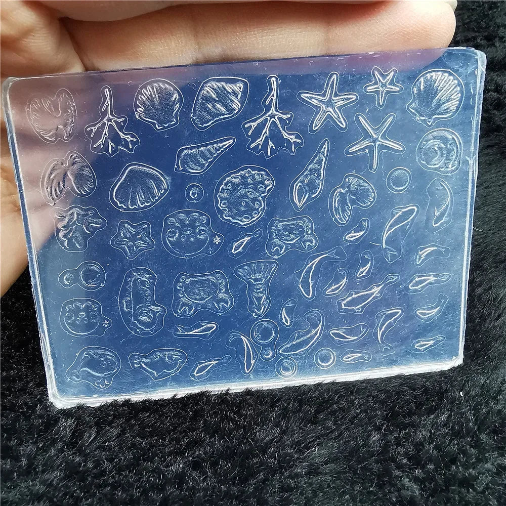 1pc Butterfly Sweater Snowflake 3D Acrylic Mold Photo Frame Silicone Nail Art Nails DIY Nail Art Templates Nails Mold