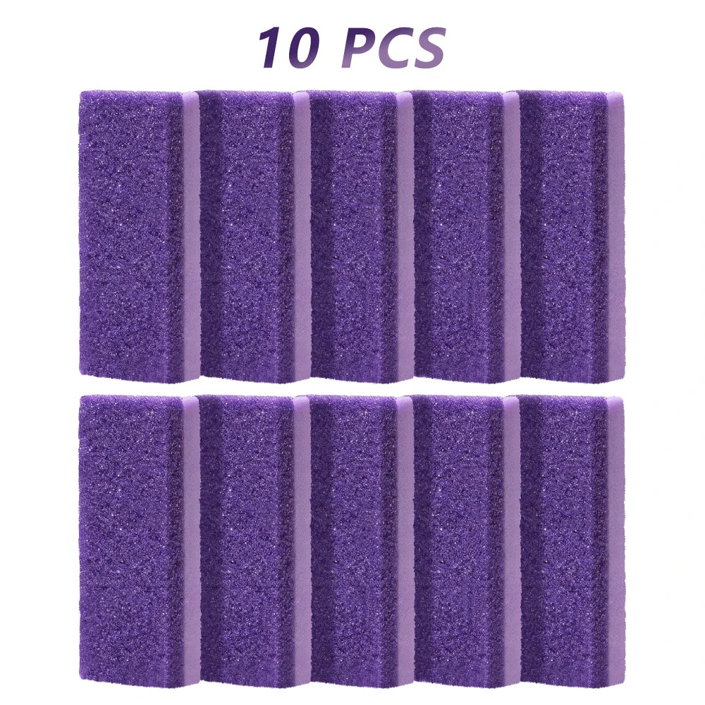 LULAA 1/10Pcs Foot Scrub Stone Double-Sided Pedicure Stone Foot Scrub Sponge for Removing Calluses and Dead Skin from The Feet