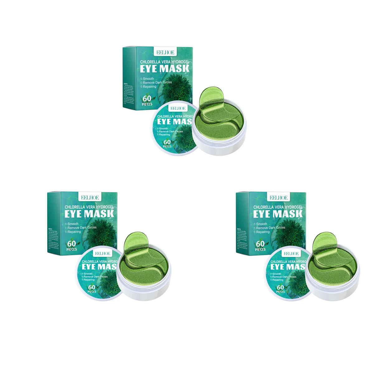 Seaweed Eye Mask Fade Dark Circles Eyes Bags Removal Firming Anti Puffiness Relieve Eye Fatigue Moisturizing Under Eye Patches