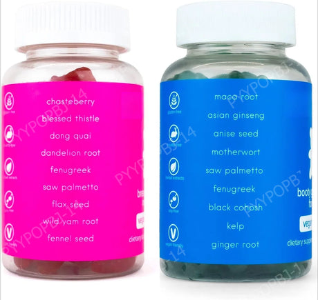 Top&Peach Support Combo Pack Multivitamin Gummies for Women Includes Herbal Extracts & Essential Vitamins Gluten Free 60 Count