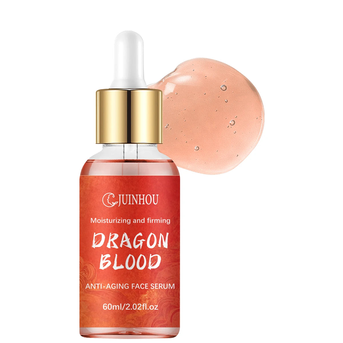 JUINHOU Dragon Blood Hydration Serum Infused With Dragon's Blood Extract Niacinamide Brighten Skin Refines Pores Bouncy All Day