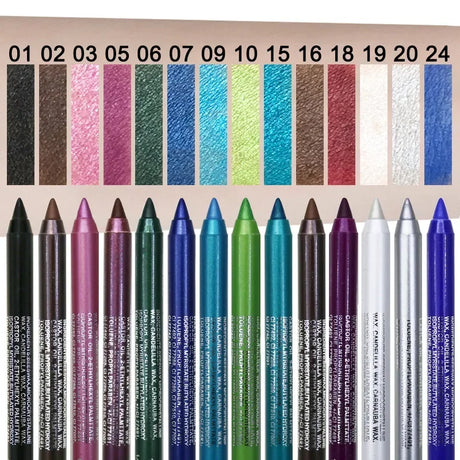 6 Color Colourful Eyeliner Pen High Pigment Pearly Shimmer