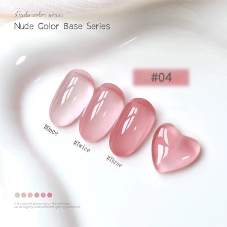 MIANEL 10ML Pure Desire Blush Jelly Gel Nail Polish 2026 New Ice Clear Nude Clear Nail Polish Pink Nails 1-9pcs