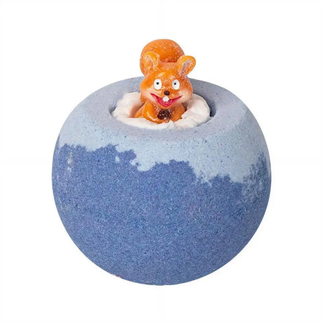 Kids Bath Bombs with Surprise Inside, Fizzy Spa Balls Gift Set with Animal Toys, Educational, Fun Relaxing Holiday Gift for Kids