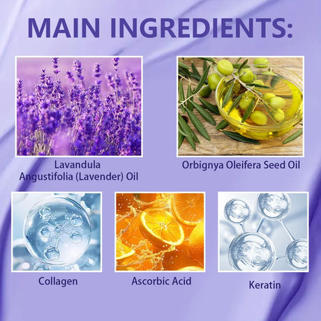 Purple Hair Mask - For blonde, platinum, bleached, silver, gray, ash, and brass-toned hair - Removes yellow tones and conditions dry, damaged hair - Cruelty-free and vegan